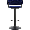 PrimeNest - Matte Velvet Bar Stool - Mega Cart