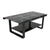 PrimeNest Modern Black Coffee Table with Storage - Risque Design - Mega Cart
