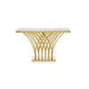 PrimeNest - Modern Gold Console Table - Mega Cart