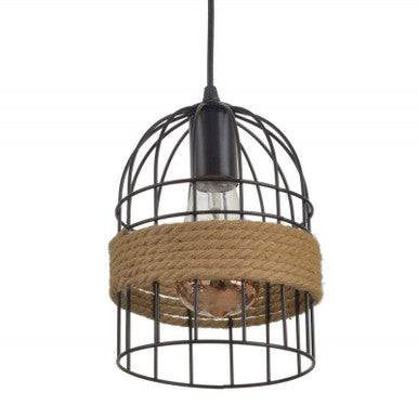 PrimeNest Retro Birdcage Hanging Light - Industrial Loft Style - Mega Cart