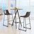 PrimeNest - Set of 5 Smart Leather Barstools - Modern Design - Mega Cart