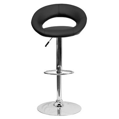 PrimeNest - Set of 5Faux Leather Swivel Bar Stools - Mega Cart