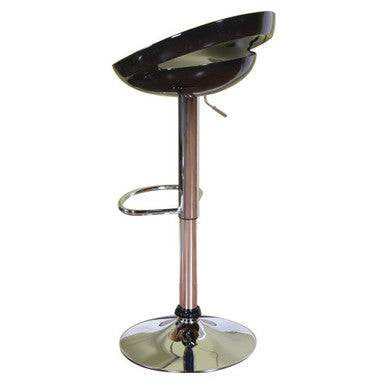 PrimeNest- Set of 5 Round Acrylic Bar Chairs with Chrome Base - Mega Cart