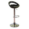 PrimeNest- Set of 5 Round Acrylic Bar Chairs with Chrome Base - Mega Cart
