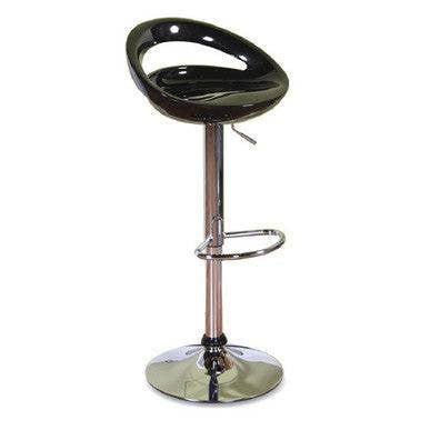 PrimeNest- Set of 5 Round Acrylic Bar Chairs with Chrome Base - Mega Cart