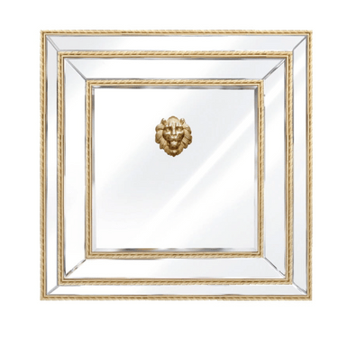 PrimeNest Sleek Gold-Framed Sharon Mirror - Modern Home Decor - Mega Cart