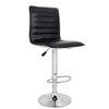 PrimeNest- Stylish Faux Leather Swivel Stool with Chrome Footrest - Mega Cart