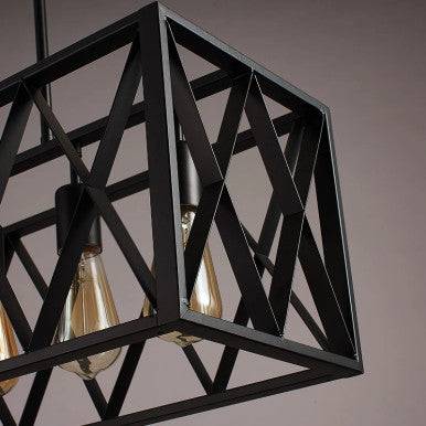 PrimeNest TimberGlow Cage Lamp - Vintage Wooden Cage Pendant - Mega Cart