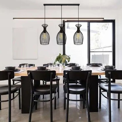 PrimeNest Vintage 3-Pendant Metal Light - Mega Cart