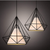 PrimeNest Vintage Industrial Single Diamond Pendant Light - Mega Cart