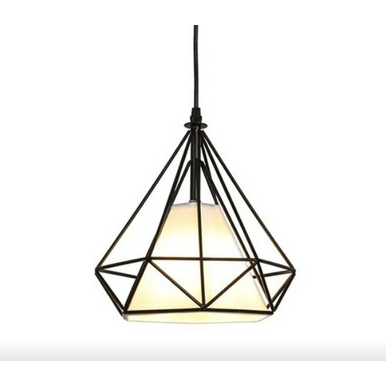 PrimeNest Vintage Industrial Single Diamond Pendant Light - Mega Cart
