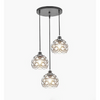 PrimeNest Vintage Metal Pendant Light with Crystal Pattern - Mega Cart