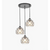 PrimeNest Vintage Metal Pendant Light with Crystal Pattern - Mega Cart