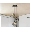 PrimeNest Vintage Metal Pendant Light with Crystal Pattern - Mega Cart