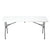 PrimeNest - White PVC Folding Table for Events and Dining - Mega Cart
