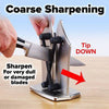 Professional Knife Sharpener for All Blade Types - Compact Design - Mega Cart