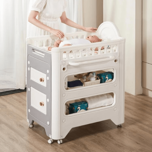 Pull-out Diaper-Changing Table With Storage Box - Mega Cart