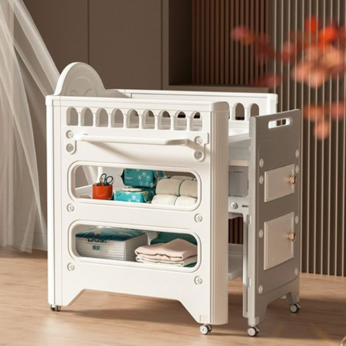 Pull-out Diaper-Changing Table With Storage Box - Mega Cart