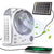 Rechargeable Solar Smart Fan with LED & Music - Mega Cart