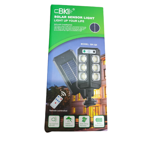 Remote Control Outdoor Solar Sensor Light - Mega Cart