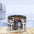 Rotating D-Shape Spice Rack - Adjustable, Dual Spin Kitchen Organiser - Mega Cart