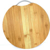 Round Bamboo Cutting Board with Handle - Mega Cart