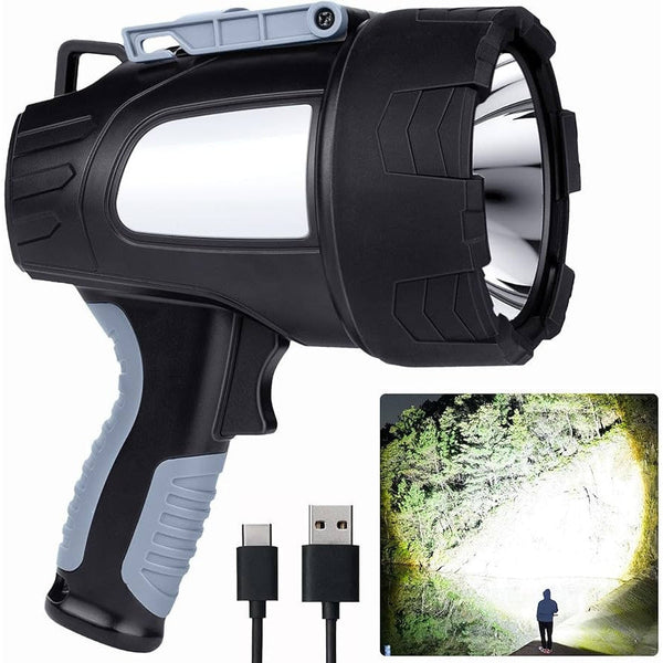 Powerful 100W LED Handheld Searchlight - Mega Cart
