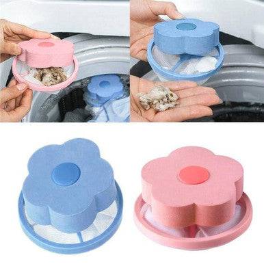 Set of 2 Reusable Washing Machine Floating Hair Filters - Mega Cart