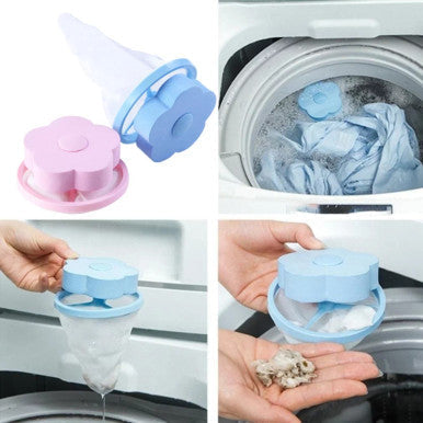 Set of 2 Reusable Washing Machine Floating Hair Filters - Mega Cart