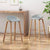 Set Of 5 - PrimeNest Vegas Bar Stool – Sleek, Modern Comfort for Any Space - Mega Cart