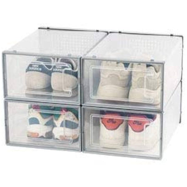 Space-Saving Stackable Shoe Box