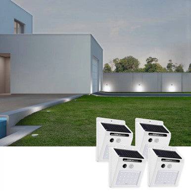 Solar Motion Sensor Light with Alarm - Outdoor Security Solution - Mega Cart