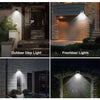 Solar Motion Sensor Light with Alarm - Outdoor Security Solution - Mega Cart