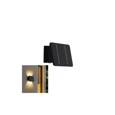 Solar-Powered Adjustable Up and Down Wall Lights - 6 Pack - Mega Cart