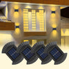 Solar Powered LED Wall Lights – Pack of 4 - Mega Cart