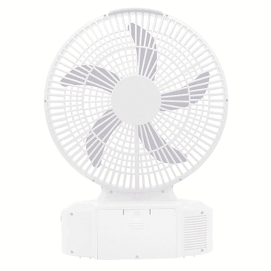Solar-Powered Rechargeable Fan with Bluetooth Speaker & LED Light - Mega Cart