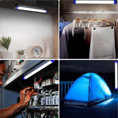 Solar-Powered Rechargeable LED Emergency Lights for Outages - Mega Cart