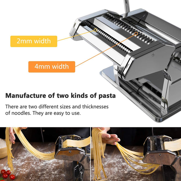 Stainless Steel Manual Pasta Maker - Mega Cart