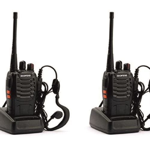 Two Way Radio with Built-in LED Flashlight - Mega Cart