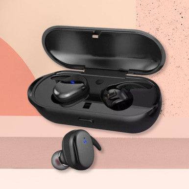 TWS-4 Bluetooth 5.0 Wireless Earphones with Noise Reduction - Mega Cart