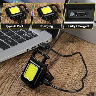 Ultra Bright Mini LED Pocket Emergency Light - USB Rechargeable - Mega Cart