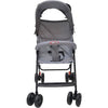 Ultra Lightweight Grey Stroller with Compact Umbrella Fold - Mega Cart