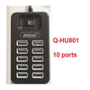 Universal 10 Port USB Hub 2.0 High Speed Hub Charger - Mega Cart