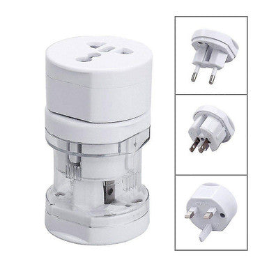 Universal Travel Adapter - Compact, Safe, and Multi-Region Compatible - Mega Cart