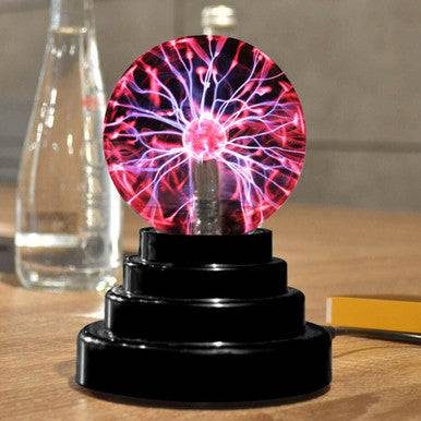 USB Plasma Crystal Ball Night Light - Touch & Sound Activated - Mega Cart