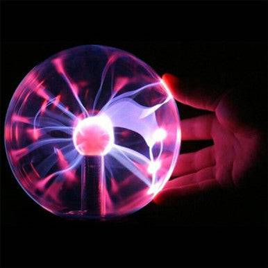 USB Plasma Crystal Ball Night Light - Touch & Sound Activated - Mega Cart