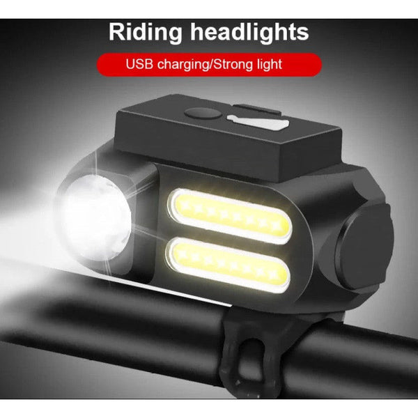 USB Rechargeable Waterproof Bike Light - Mega Cart