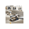Versatile Mesh Storage Basket with Wooden Handle - Mega Cart