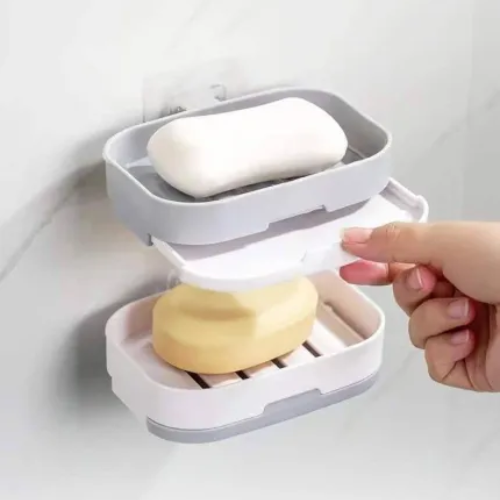 Wall-Mounted Shower Soap Dish Tray - Mega Cart