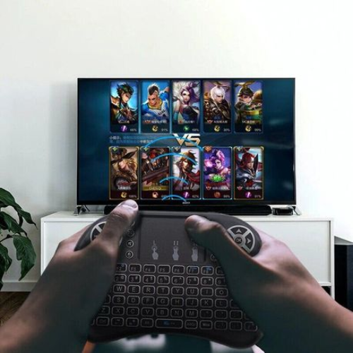 Wireless Rainbow Backlit Keyboard - Mega Cart